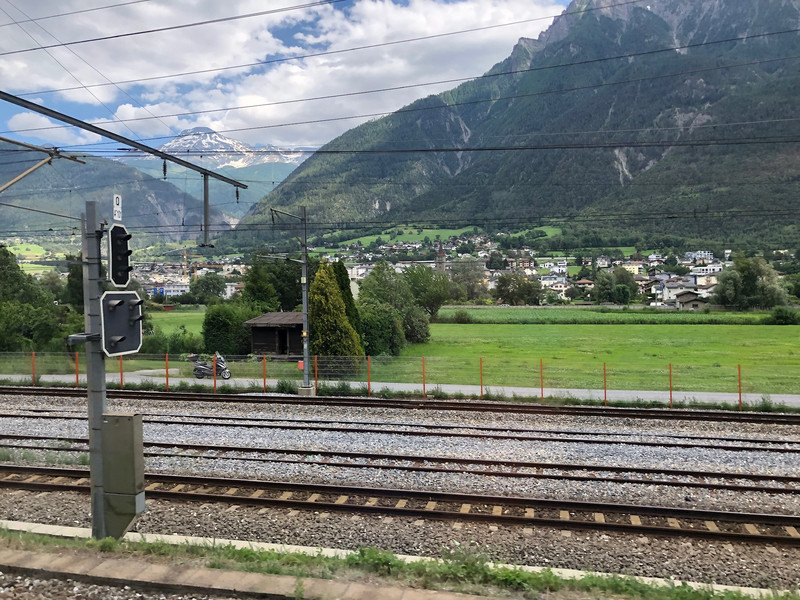 Unplanned train through Switzerland