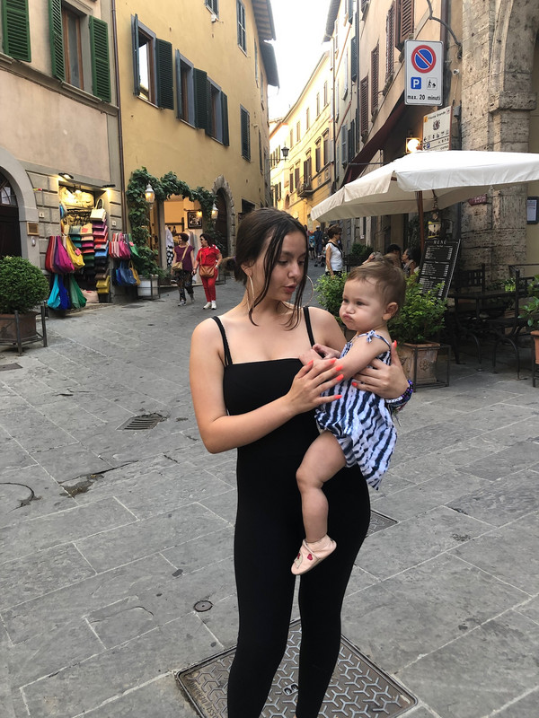 Me and Maja in Montepulciano