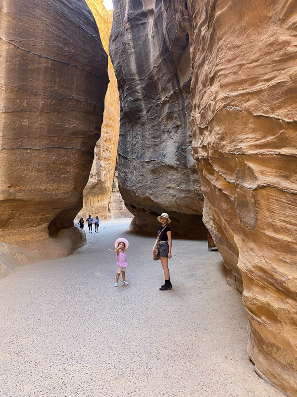 Walking down the Siq - Petra