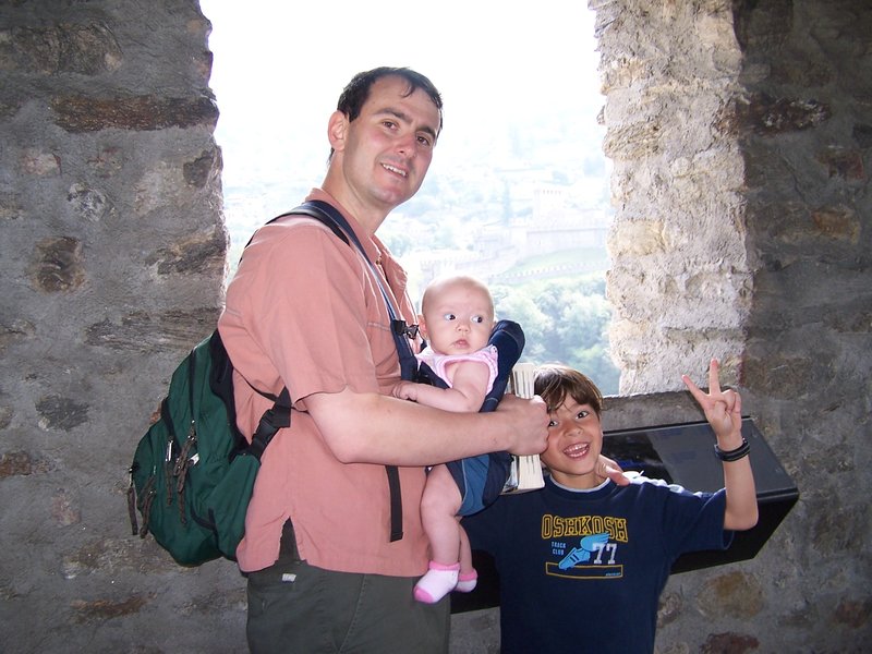 Me, Daddy and Vitor in Bellinzona