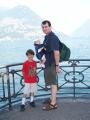 Me , Daddy and Vitor Lake Lugano