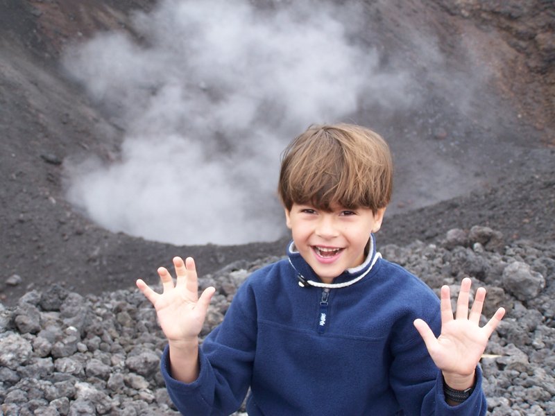 Brother Vitor Mt Etna