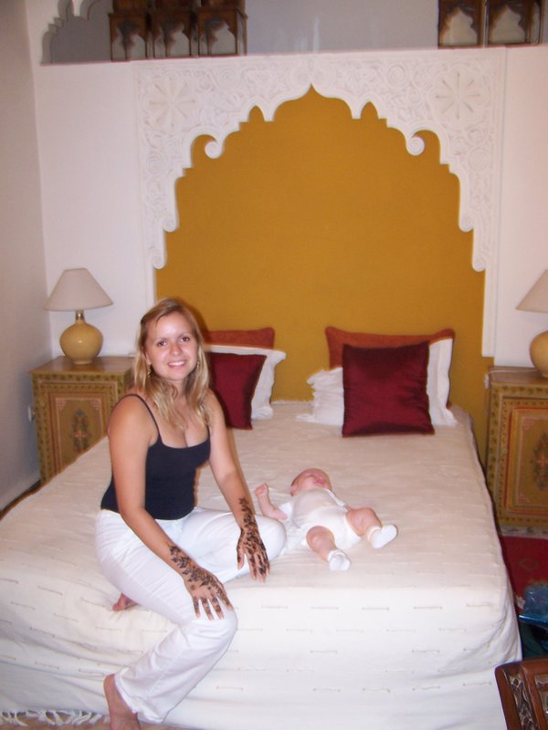 Me and Mommy at our Riad