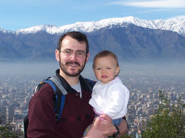 Me and Daddy in Santiago