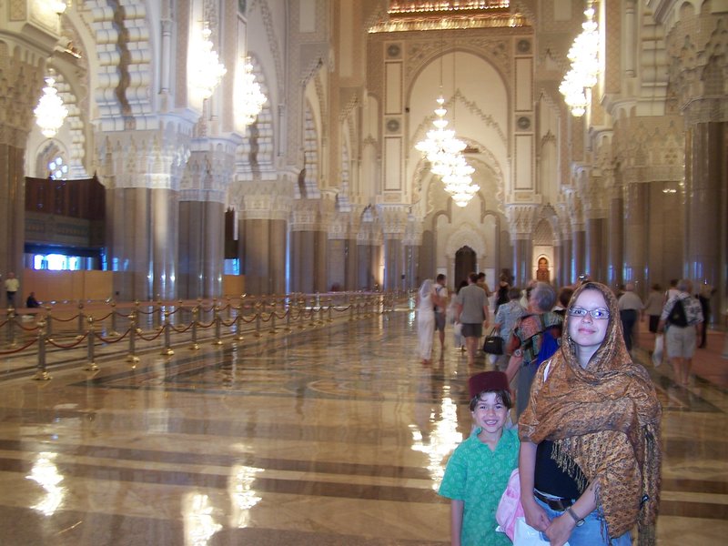 Mommy and Vitor in Hassan II