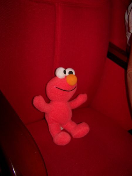 Elmo enjoyed the show as well