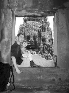 Me and Daddy at the Bayon