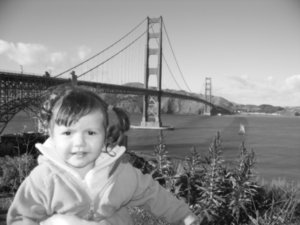 Lookin' cute at the Golden Gate Bridge