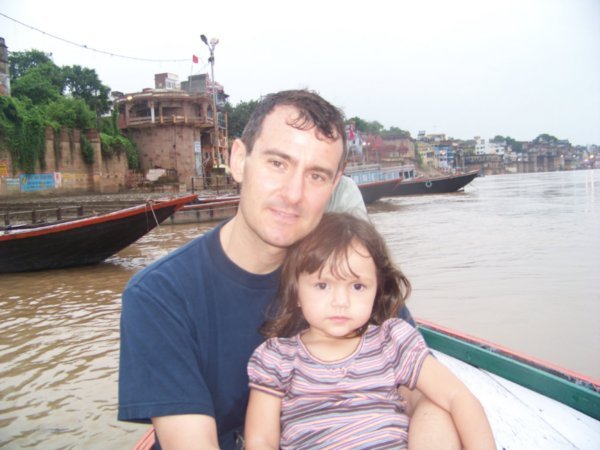 Me and Daddy on the Ganges