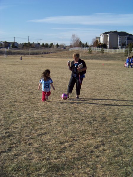 Playing Soccer with Marilyn