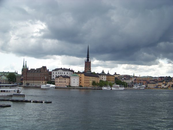 Stockholm and clouds