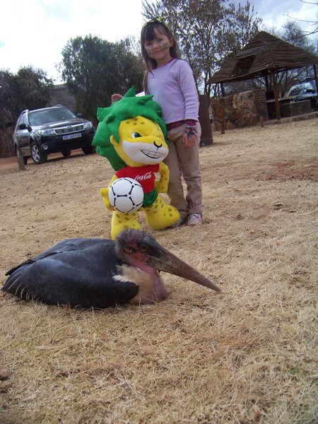 Me, Zakumi, and Big Bird