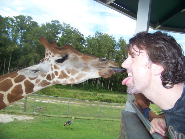 Sean Getting a Kiss