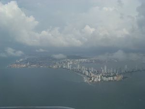 Cartagena From the Plane
