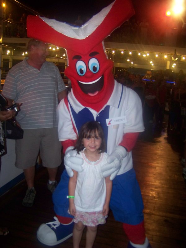 Me and Carnival's Mascot