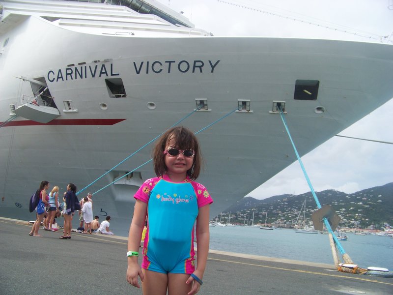 Me in front of our big boat