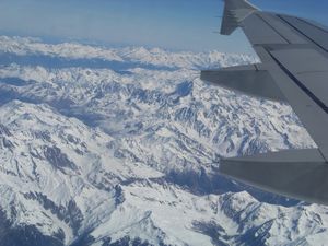 Flying over the French/Italian Alps