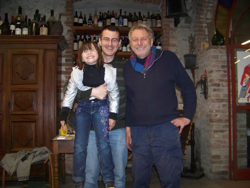 Me, Daddy, and Giuseppe Rinaldi