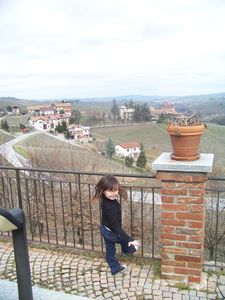 View from our Guesthouse in Barolo