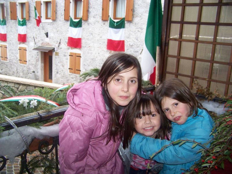 Me and the girls at Aquila Nera