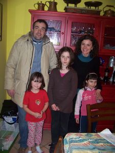 Me with Paolo, Francesca, and family