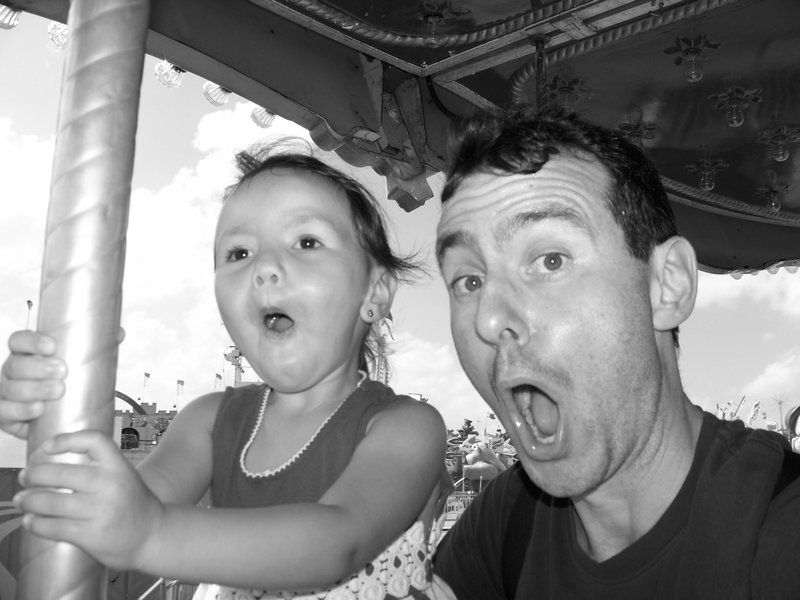 Funny Faces on the Merry Go Round