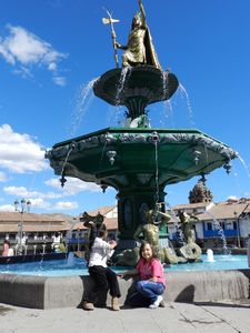 Fountain at Plaza De Armas