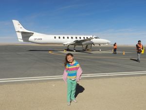 Our plane back to La Paz