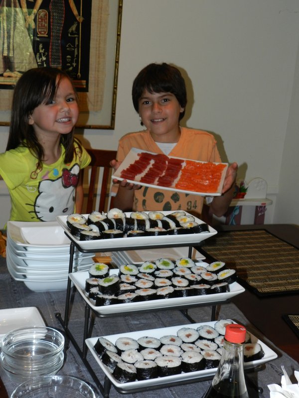 Sushi for Birthday Dinner