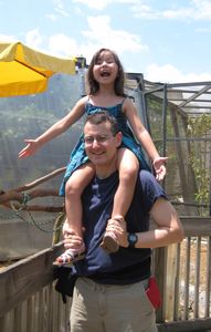 Me and Daddy at the Butterfly Farm