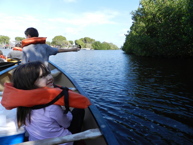 canoiing in the Everglades