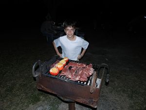 Vitor and our BBQ