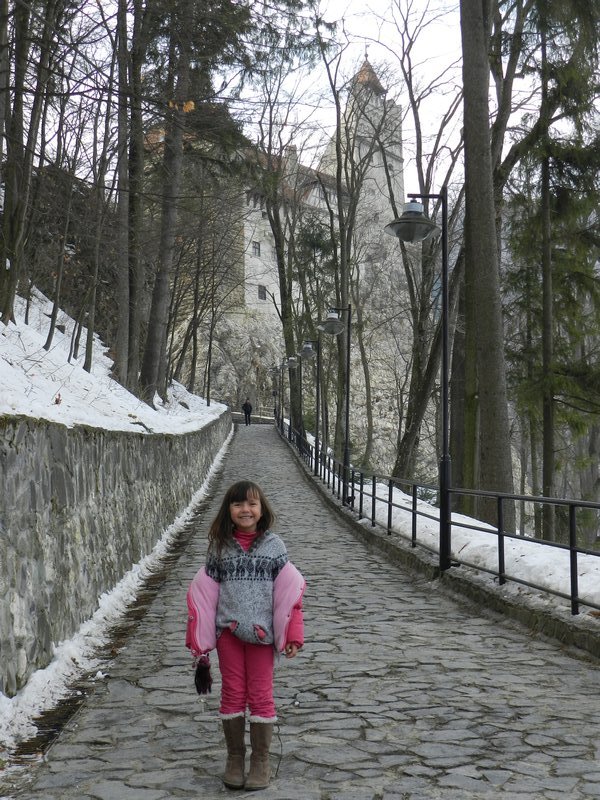 On Our Way to "Dracula's" Bran Castle