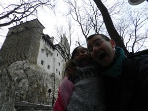 Bran Castle - Me and Daddy