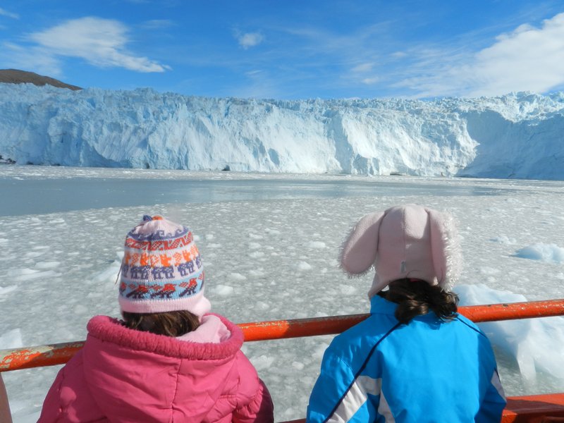 Me and Maddie Checking out the Glacier