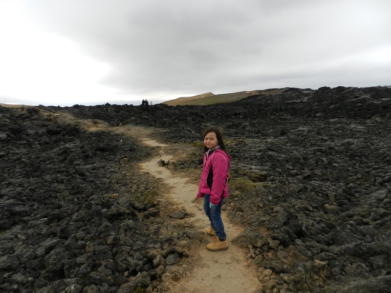 Walking where lava once flowed