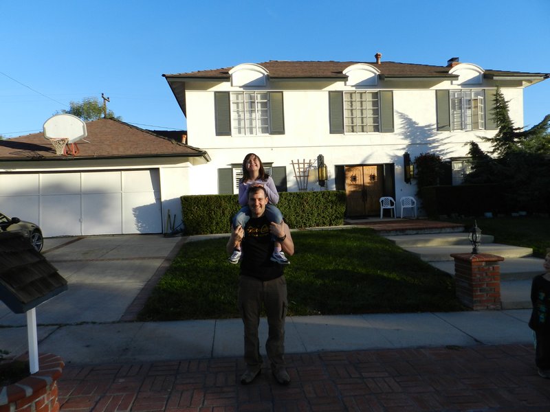 Me and Daddy at the house he grew up at