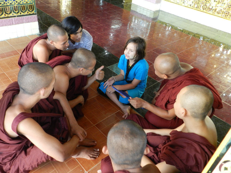 I had so much fun with the monks