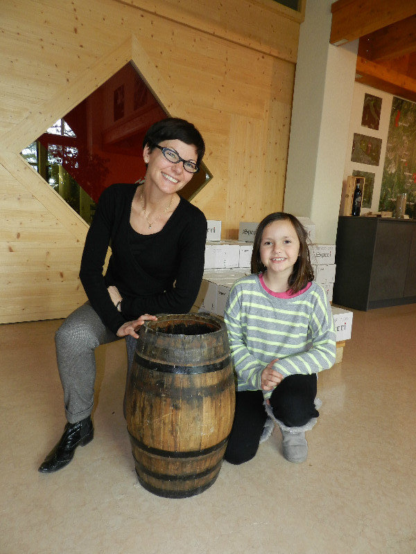 Me, Chiara and "my" barrel
