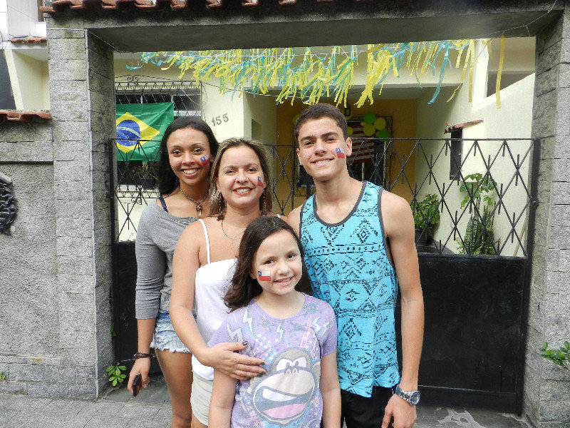 Me, Mom, Vitor and Mariana