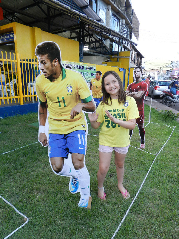 Playing with Neymar