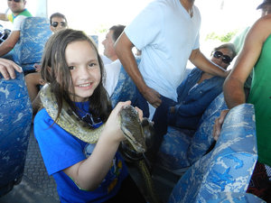 I am holding an Anaconda