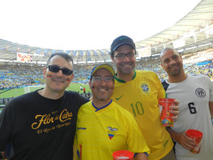 Dad, Al, Marcos, Jon at Maracana