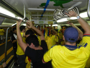 Colombians Celebrating