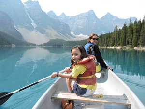 Canoeing Lake Morraine