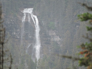 Waterfall in Glacier National Park