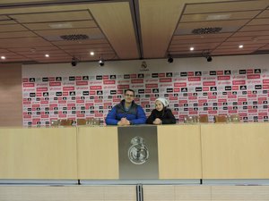 Press conference at Estadio Bernabeu - Home of Real Madrid
