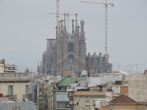 La Sagrada Familia from La Pedrera