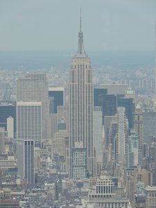 Empire State Building from One World Trade Center