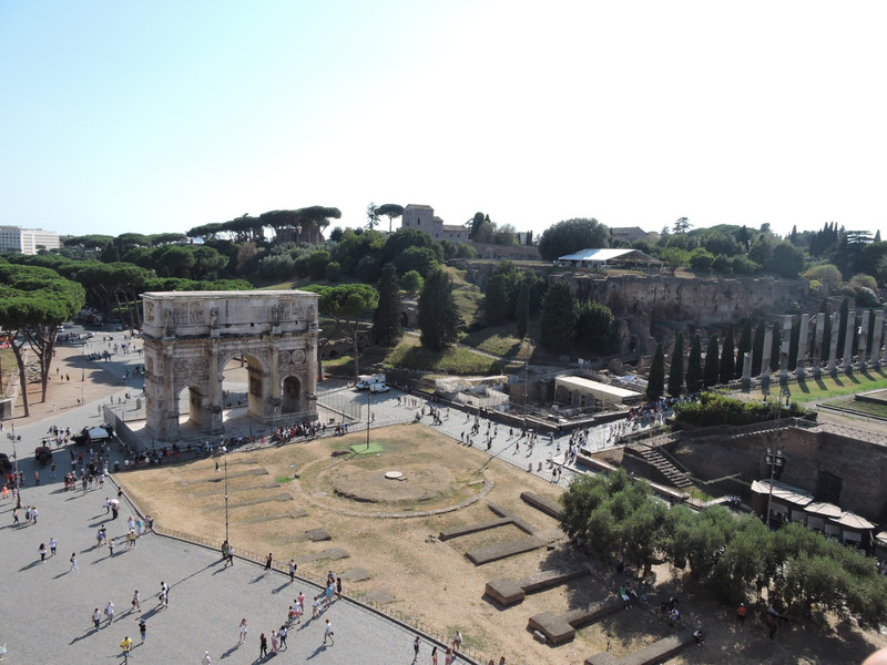 View from top of Coliseum
